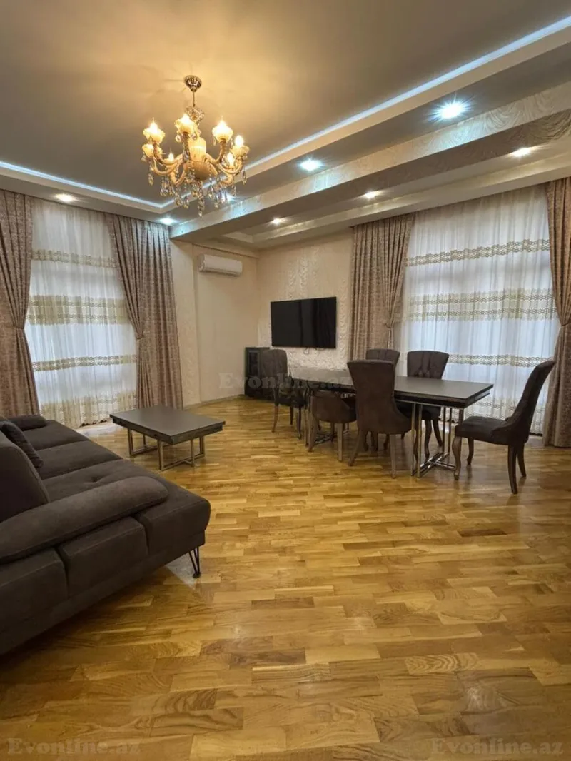 Kirayə verilir 3 otaqlı Mənzil Yeni tikili 130 m² 8 Noyabr m. - şəkil 3
