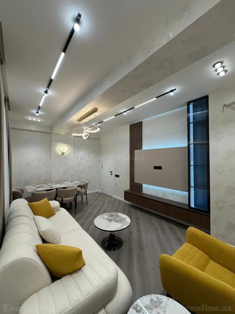 Satılır 3 otaqlı Mənzil Yeni tikili 91 m² Həzi Aslanov m. - şəkil 2