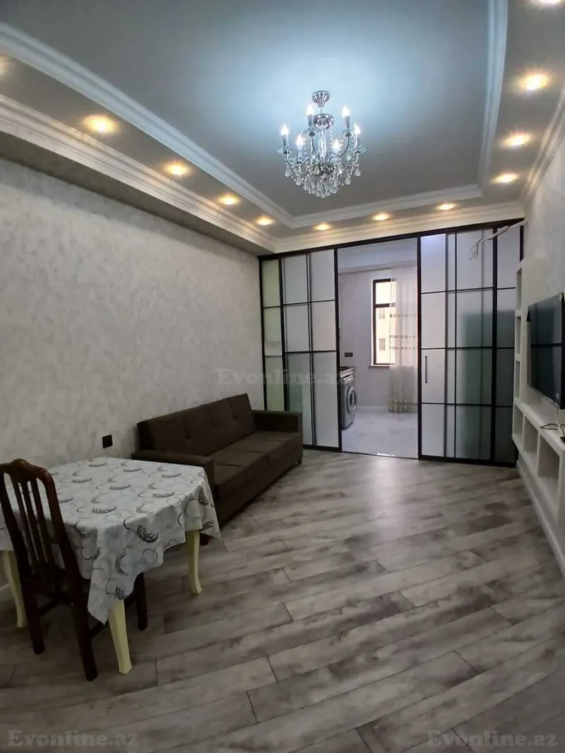 Kirayə verilir 2 otaqlı Mənzil Yeni tikili 75 m² Nərimanov r. - şəkil 2