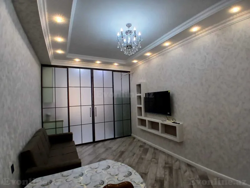 Kirayə verilir 2 otaqlı Mənzil Yeni tikili 75 m² Nərimanov r. - şəkil 3