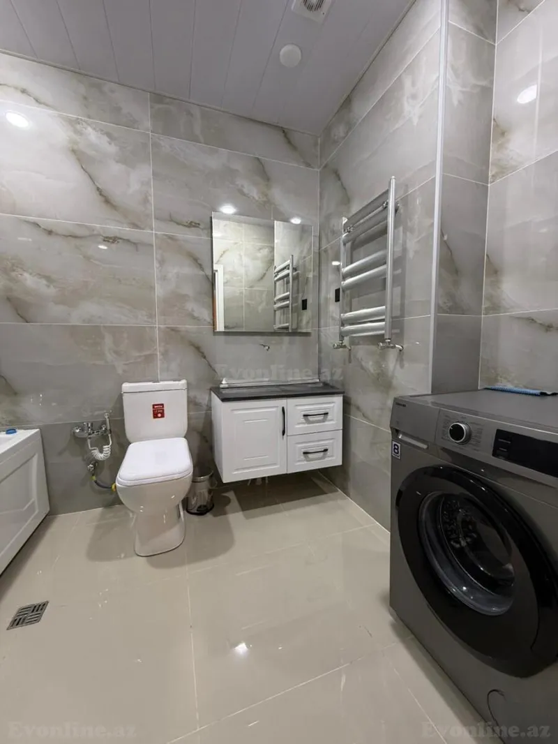 Satılır 3 otaqlı Mənzil Yeni tikili 92 m² Qara Qarayev m. - şəkil 5