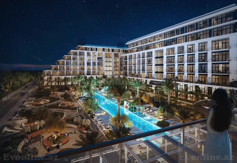 1 otaqlı Mənzil 53 m² Nardaran Satılır