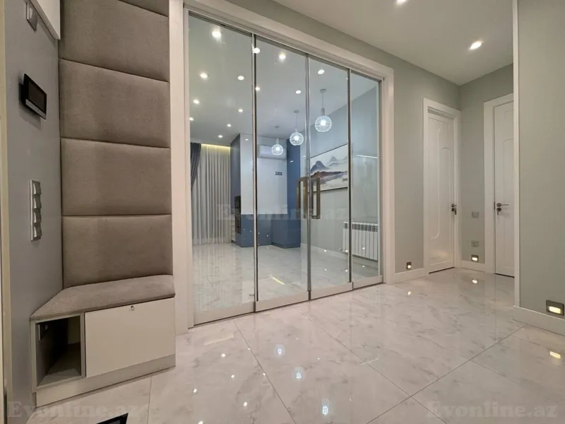Kirayə verilir 3 otaqlı Mənzil Yeni tikili 215 m² Nərimanov r. - şəkil 9
