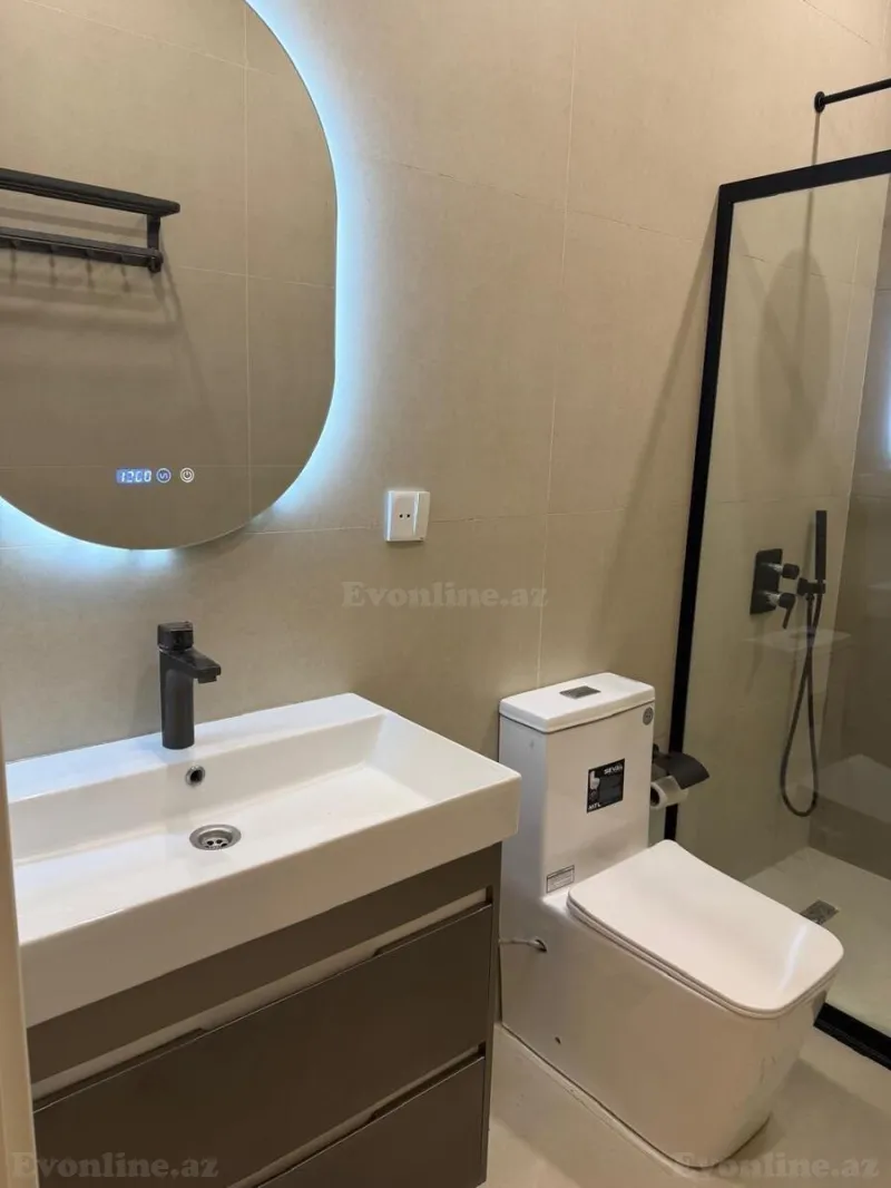 Kirayə verilir 2 otaqlı Mənzil Yeni tikili 60 m² Nizami m. - şəkil 9