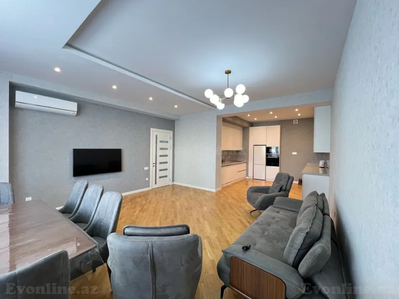 Kirayə verilir 3 otaqlı Mənzil Yeni tikili 140 m² Sahil m. - şəkil 2