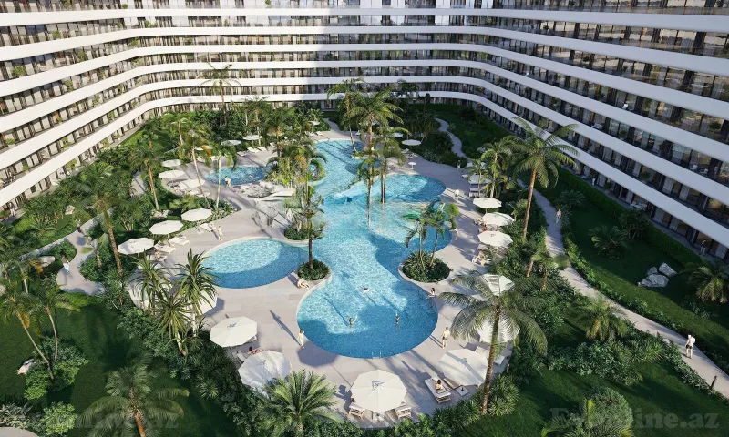 2 otaqlı Mənzil 50 m² Sea Breeze Satılır