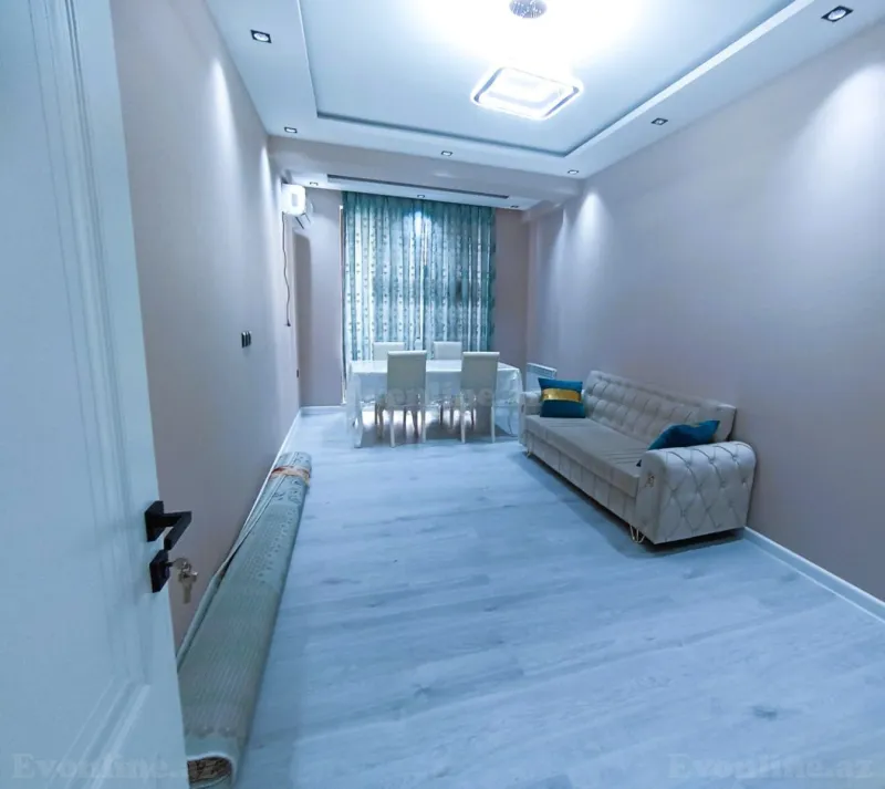 Kirayə verilir 2 otaqlı Mənzil Yeni tikili 70 m² Nərimanov r. - şəkil 2