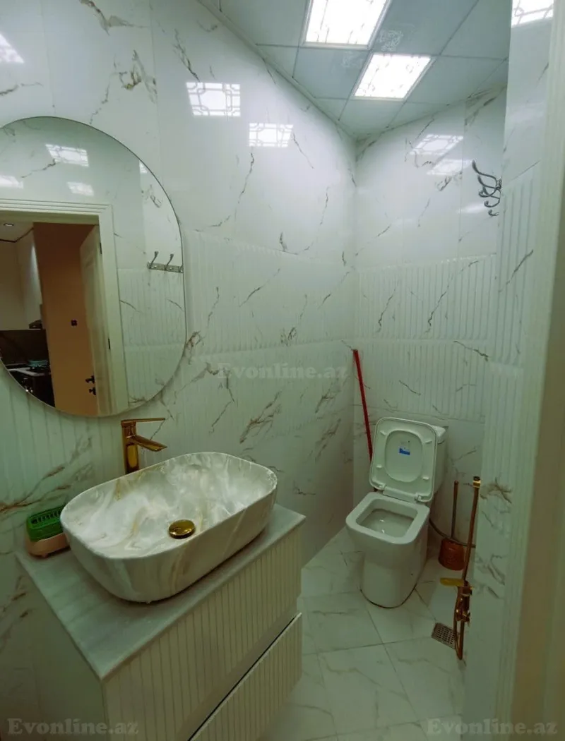 Kirayə verilir 2 otaqlı Mənzil Yeni tikili 70 m² Nərimanov r. - şəkil 7