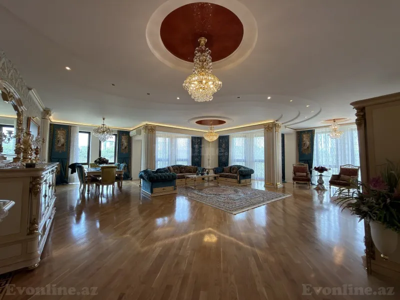Satılır 5 otaqlı Mənzil Yeni tikili 350 m² Nəsimi r. - şəkil 3