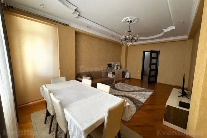 Satılır 3 otaqlı Mənzil Yeni tikili 145 m² Memar Əcəmi m. - şəkil 3