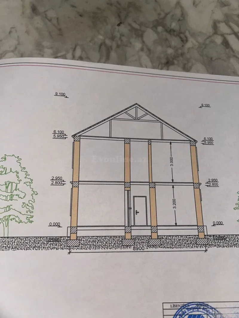 Satılır 5 otaqlı Həyət evi 180 m² Bahar - şəkil 6