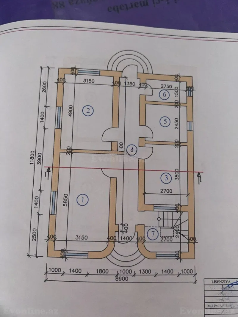 Satılır 5 otaqlı Həyət evi 180 m² Bahar - şəkil 9