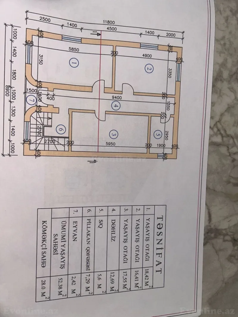 Satılır 5 otaqlı Həyət evi 180 m² Bahar - şəkil 11