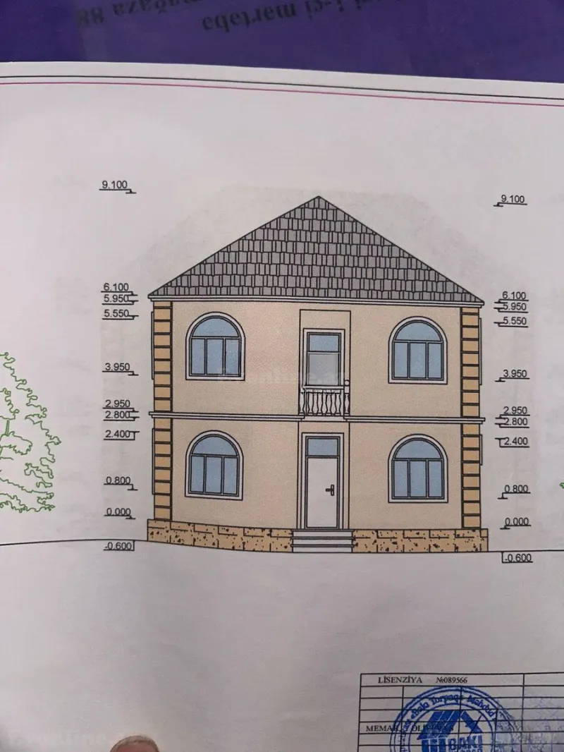 Satılır 5 otaqlı Həyət evi 180 m² Bahar - şəkil 12