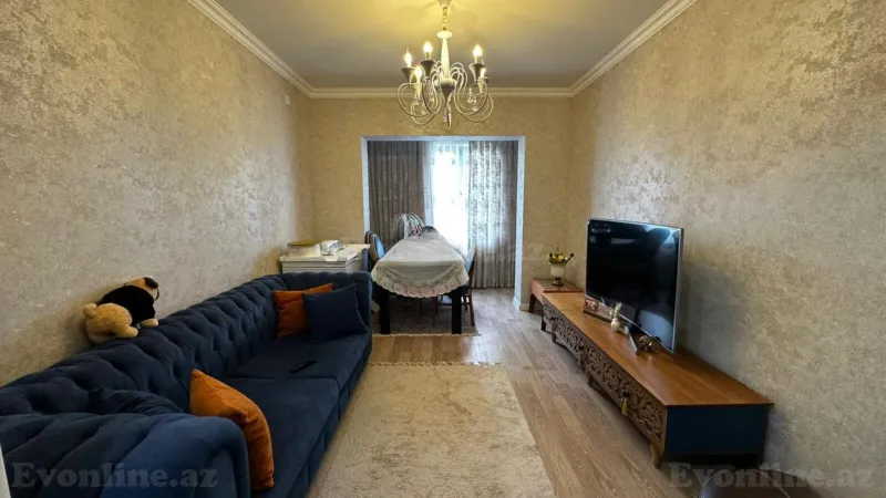 Satılır 3 otaqlı Mənzil Köhnə tikili 90 m² Memar Əcəmi m. - şəkil 3