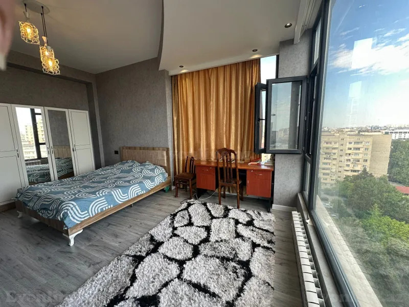 Kirayə verilir 3 otaqlı Mənzil Yeni tikili 110 m² Nərimanov r. - şəkil 2