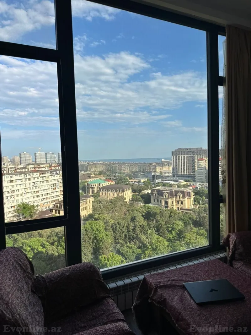 Kirayə verilir 3 otaqlı Mənzil Yeni tikili 110 m² Nərimanov r. - şəkil 4