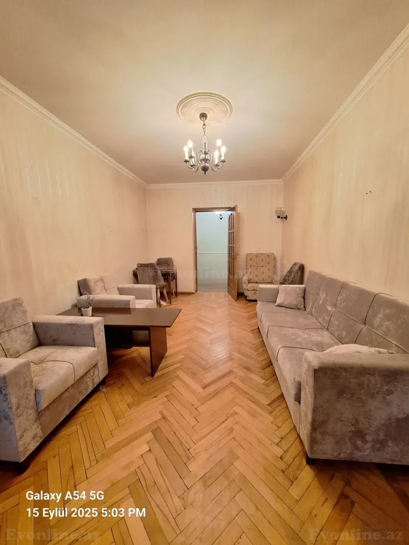 Kirayə verilir 3 otaqlı Mənzil Köhnə tikili 120 m² Səbail r. - şəkil 2