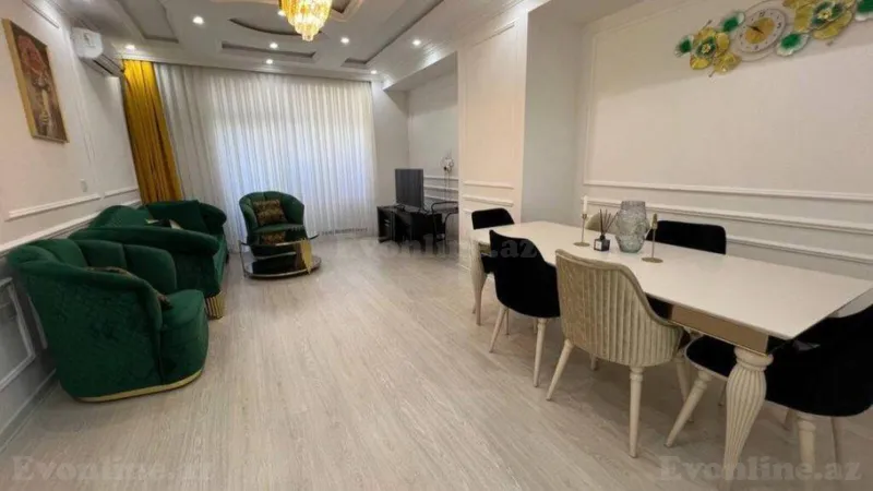 3 otaqlı Mənzil 148 m² 8 Noyabr m. Kirayə verilir
