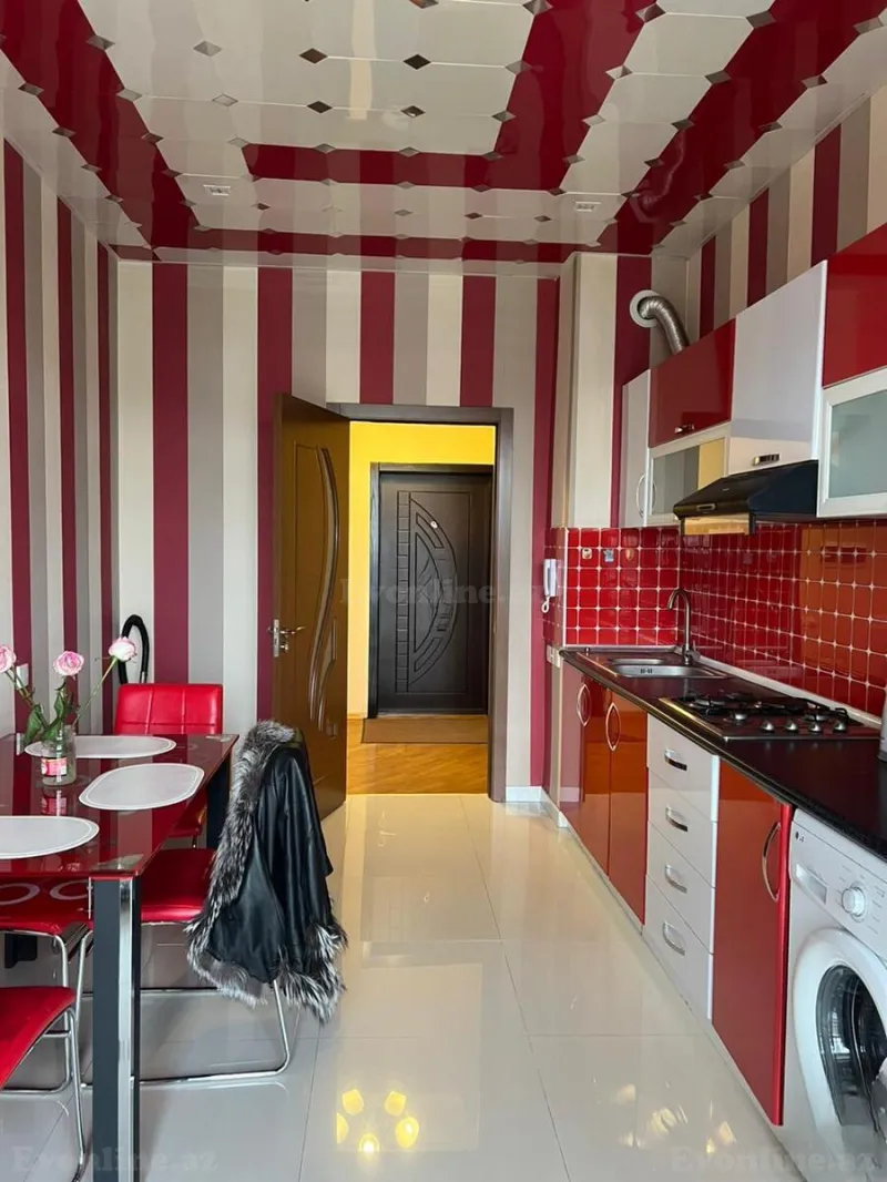 Kirayə verilir 2 otaqlı Mənzil Yeni tikili 85 m² Nərimanov r. - şəkil 7