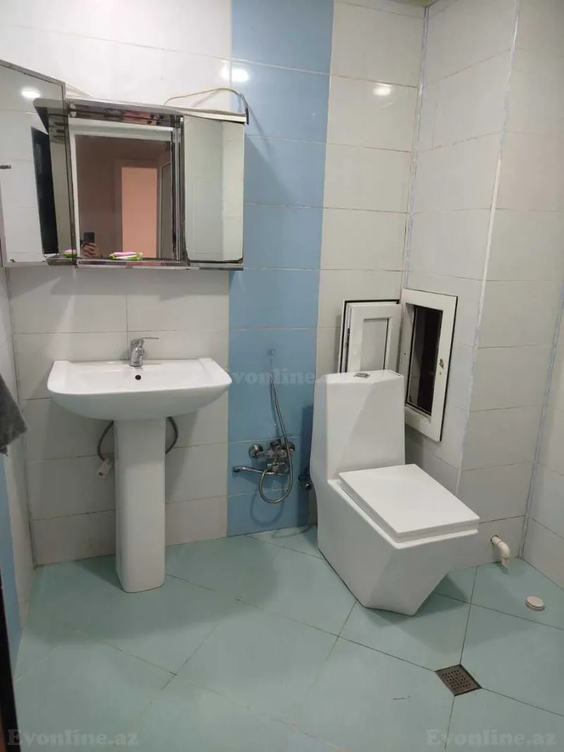 Kirayə verilir 2 otaqlı Mənzil Yeni tikili 50 m² Xırdalan - şəkil 9