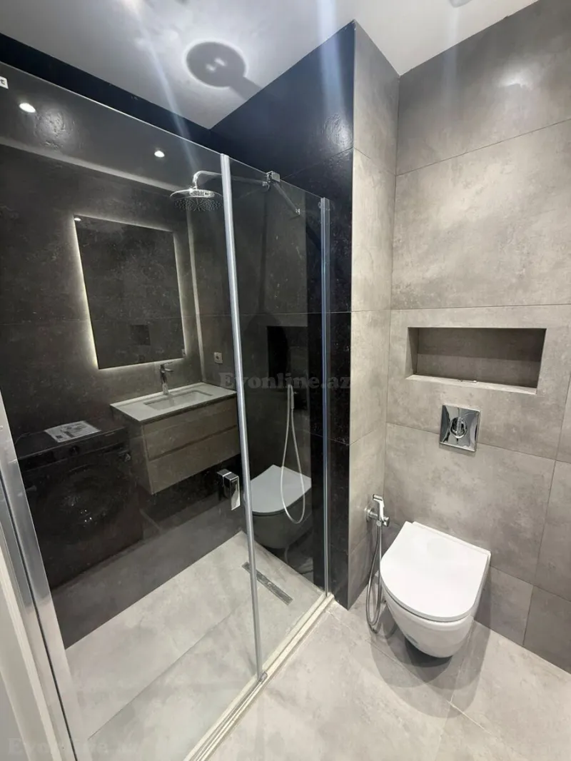 Kirayə verilir 2 otaqlı Mənzil Yeni tikili 60 m² Bakmil m. - şəkil 7