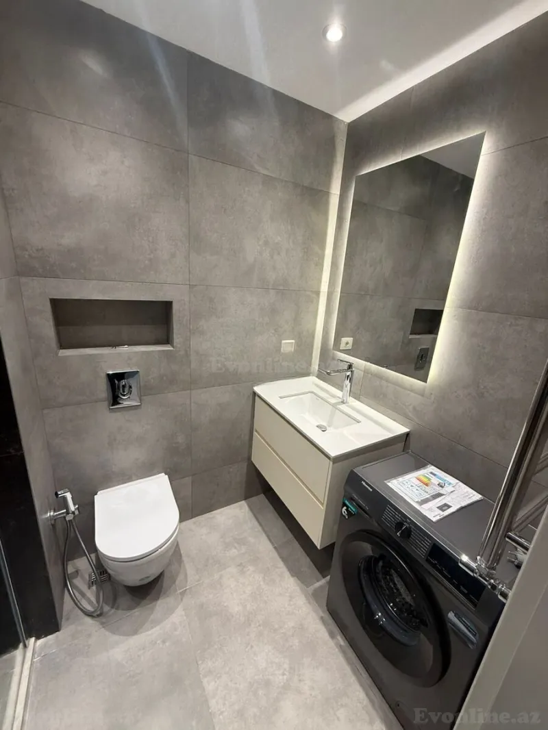 Kirayə verilir 2 otaqlı Mənzil Yeni tikili 60 m² Bakmil m. - şəkil 8