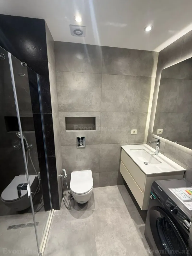 Kirayə verilir 2 otaqlı Mənzil Yeni tikili 60 m² Bakmil m. - şəkil 9