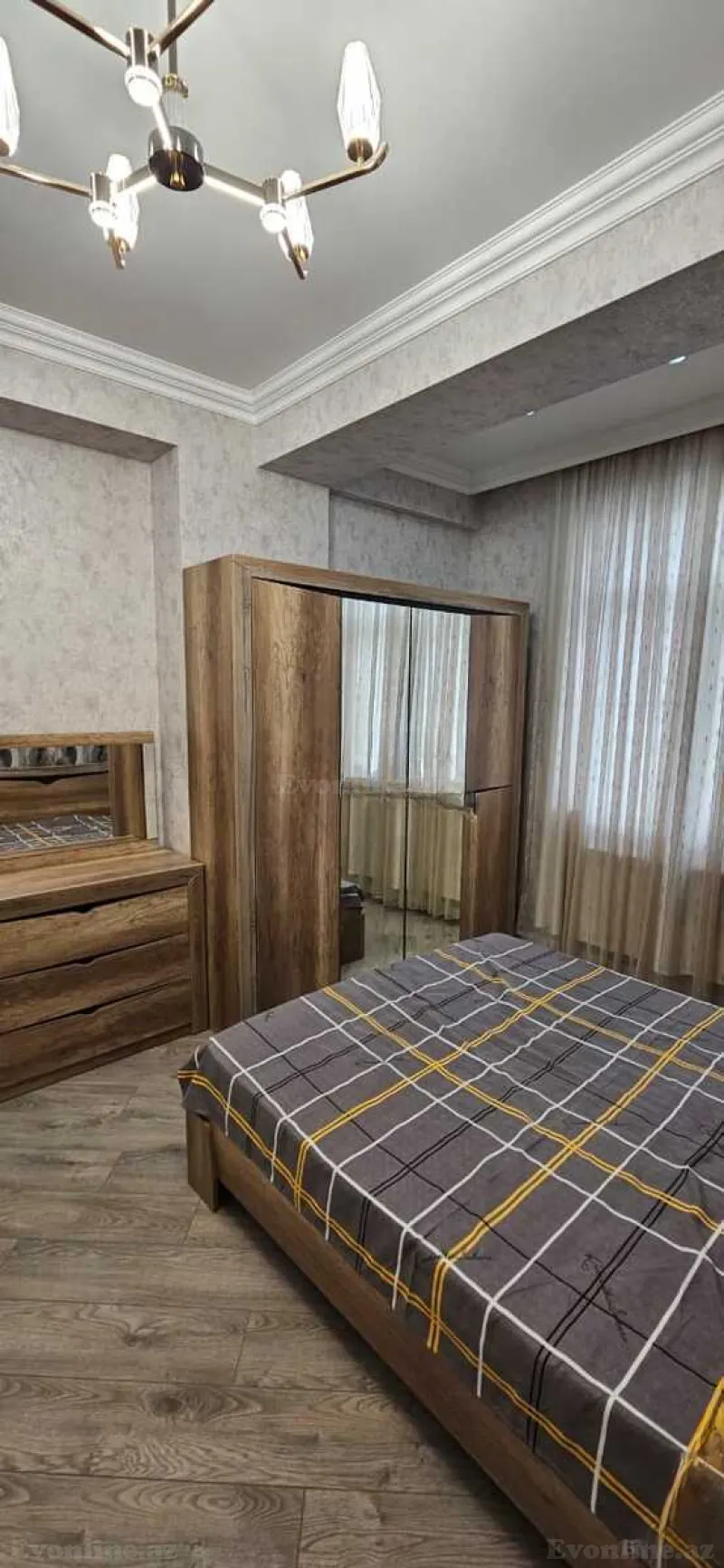 Kirayə verilir 2 otaqlı Mənzil Yeni tikili 80 m² Nəsimi r. - şəkil 7