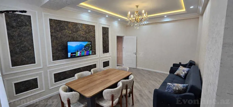 Kirayə verilir 2 otaqlı Mənzil Yeni tikili 70 m² Nəsimi r. - şəkil 3