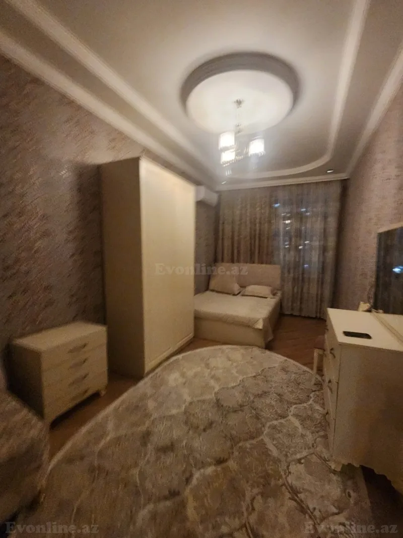 Kirayə verilir 3 otaqlı Mənzil Yeni tikili 120 m² Nəsimi r. - şəkil 3