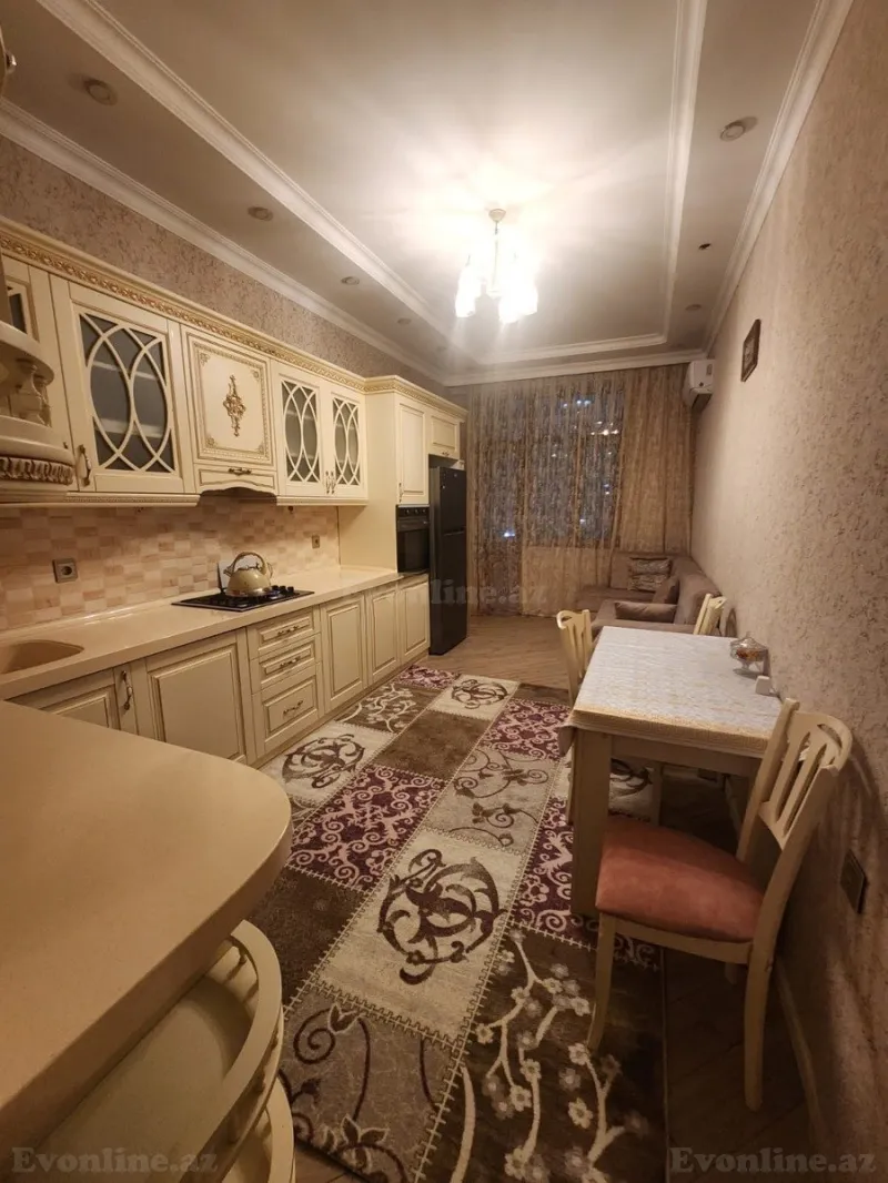 Kirayə verilir 3 otaqlı Mənzil Yeni tikili 120 m² Nəsimi r. - şəkil 4