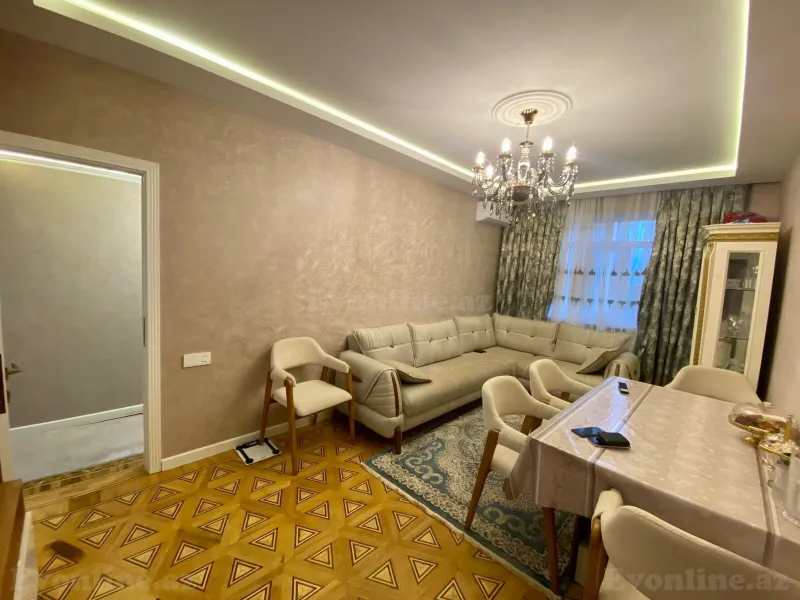 Satılır 2 otaqlı Mənzil Köhnə tikili 65 m² Nəsimi m. - şəkil 2