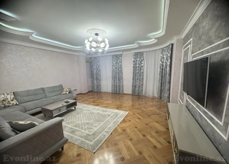 Kirayə verilir 3 otaqlı Mənzil Yeni tikili 150 m² Nəsimi r. - şəkil 3