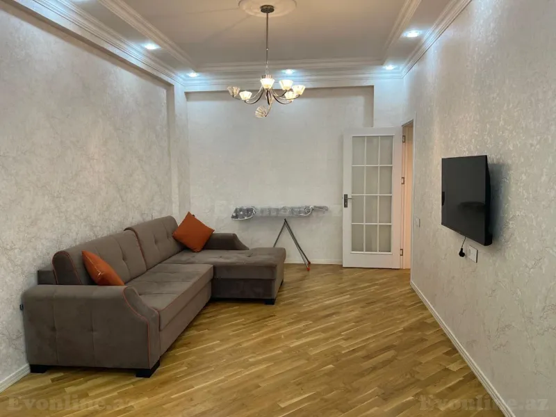 Kirayə verilir 2 otaqlı Mənzil Yeni tikili 60 m² İnşaatçılar m. - şəkil 2