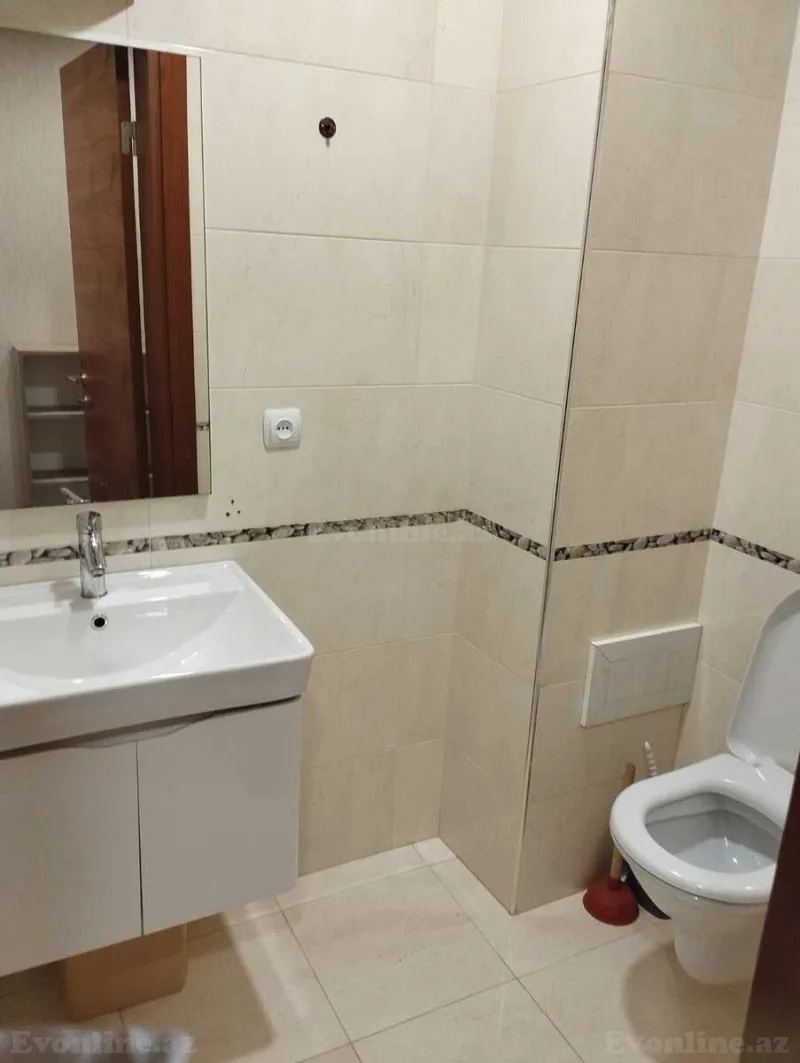 Kirayə verilir 3 otaqlı Mənzil Yeni tikili 100 m² Nəsimi r. - şəkil 11