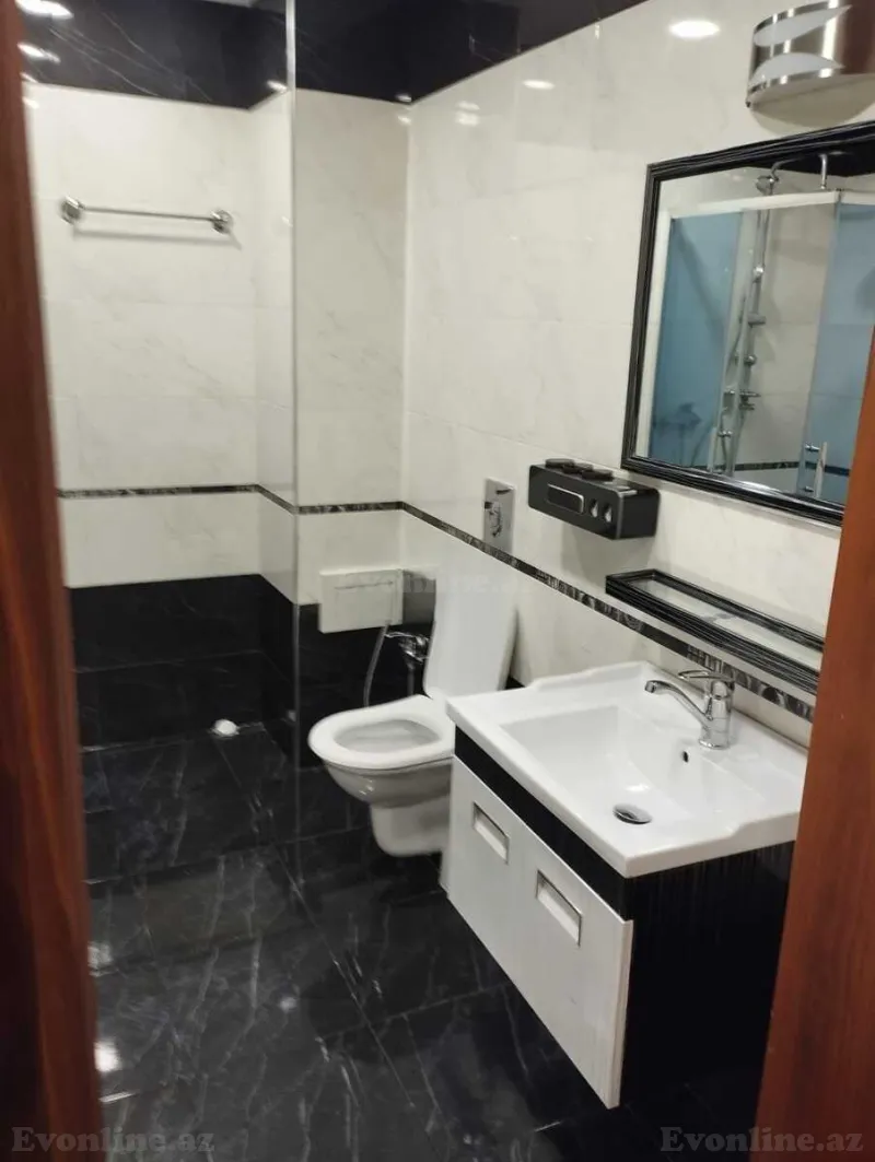 Kirayə verilir 3 otaqlı Mənzil Yeni tikili 100 m² Nəsimi r. - şəkil 13