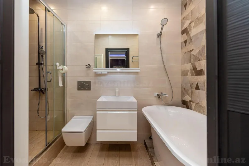 Kirayə verilir 2 otaqlı Mənzil Yeni tikili 55 m² İnşaatçılar m. - şəkil 4