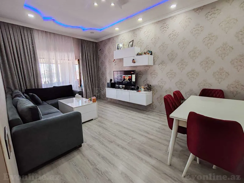 Satılır 2 otaqlı Mənzil Yeni tikili 59 m² Həzi Aslanov m. - şəkil 2