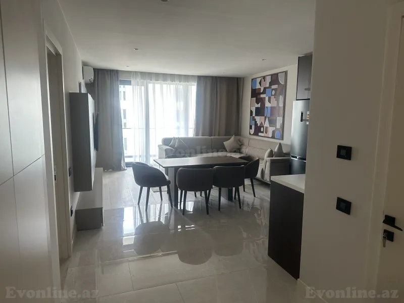 Kirayə verilir 2 otaqlı Mənzil Yeni tikili 100 m² Sea Breeze - şəkil 2