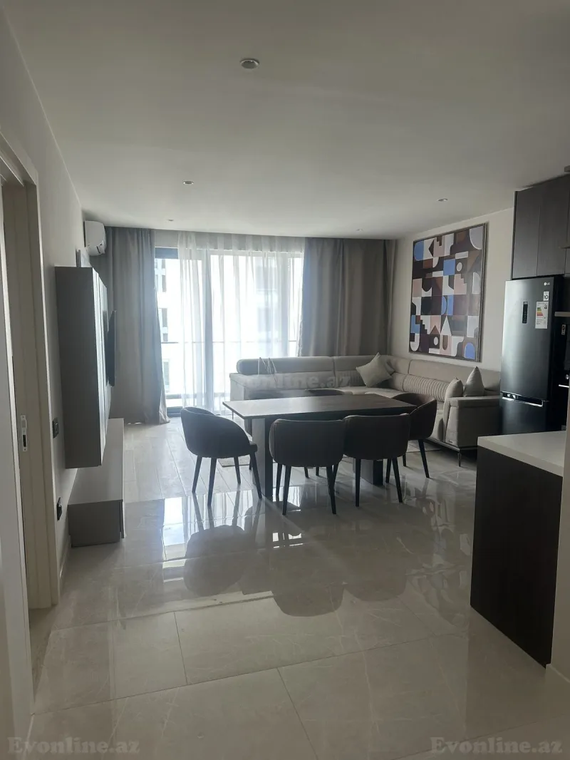 Kirayə verilir 2 otaqlı Mənzil Yeni tikili 100 m² Sea Breeze - şəkil 11
