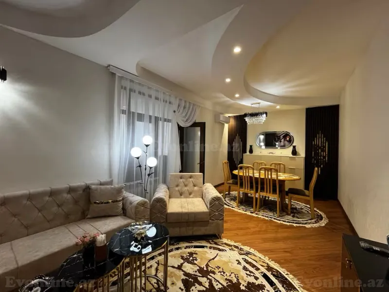 Kirayə verilir 3 otaqlı Mənzil Yeni tikili 82 m² İçərişəhər m. - şəkil 2