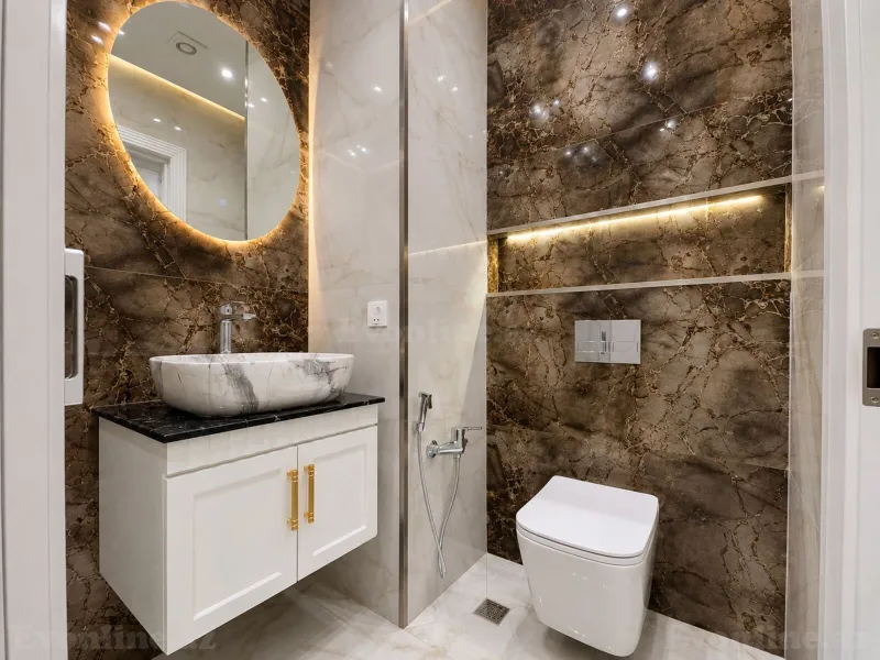 Satılır 2 otaqlı Mənzil Yeni tikili 100 m² Nəsimi r. - şəkil 9