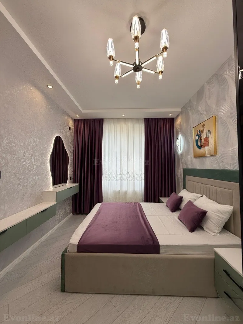Satılır 2 otaqlı Mənzil Yeni tikili 70 m² Əhmədli m. - şəkil 2