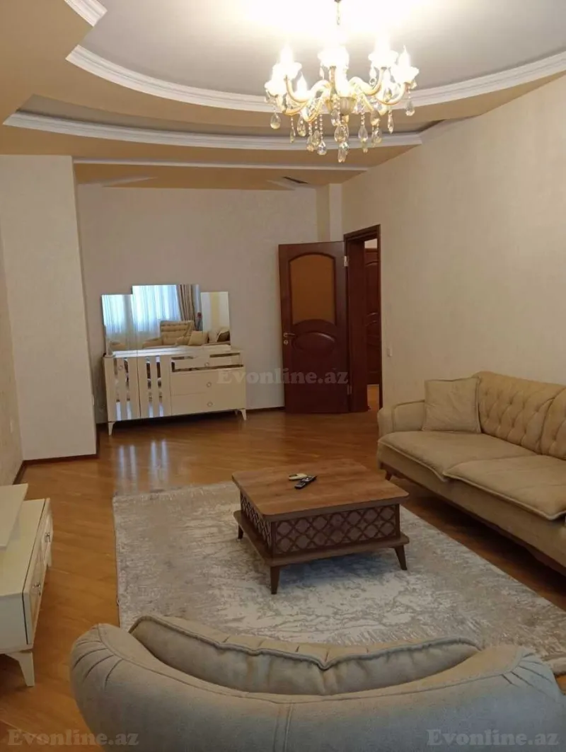 Kirayə verilir 3 otaqlı Mənzil Yeni tikili 130 m² Nizami m. - şəkil 2