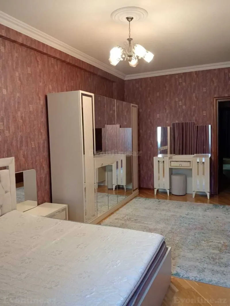 Kirayə verilir 3 otaqlı Mənzil Yeni tikili 130 m² Nizami m. - şəkil 5
