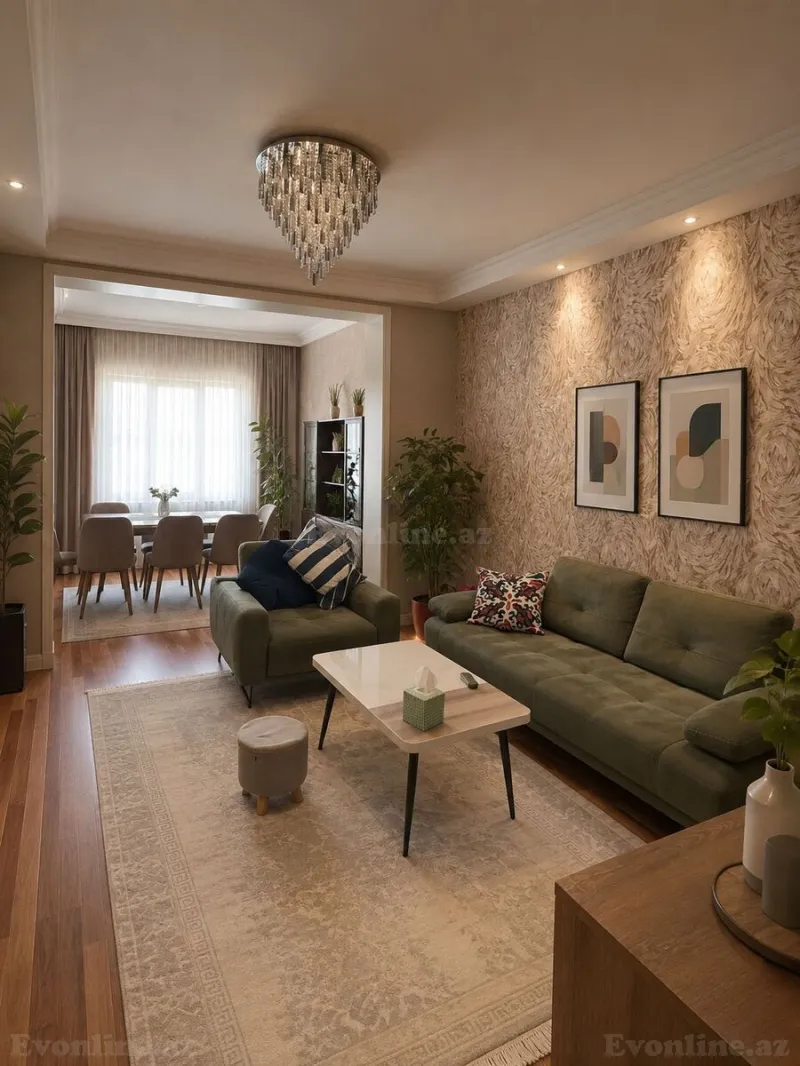 2 otaqlı Mənzil 96 m² Xətai r. Satılır