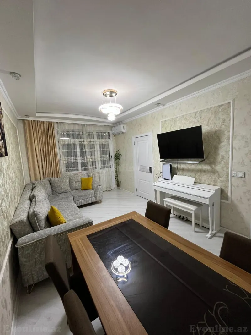 Satılır 2 otaqlı Mənzil Köhnə tikili 55 m² Memar Əcəmi m. - şəkil 2