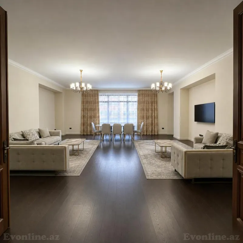 4 otaqlı Mənzil 180 m² 8 Noyabr m. Satılır
