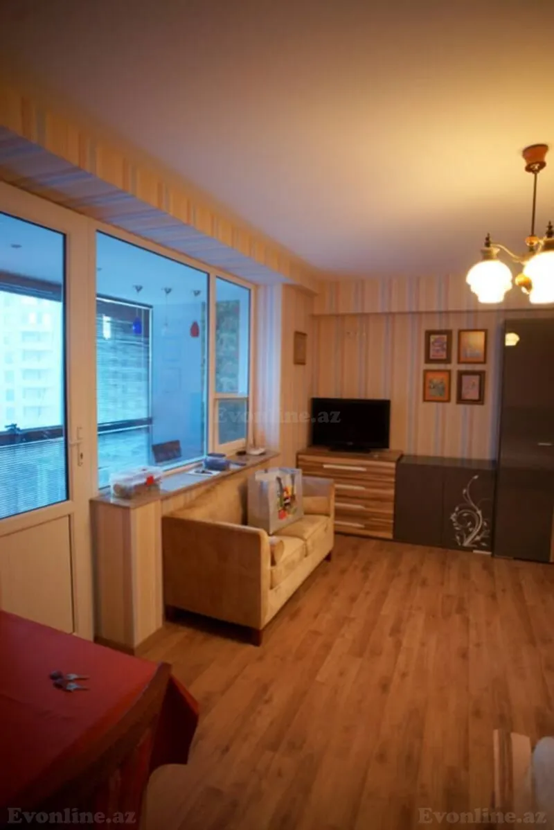 Kirayə verilir 1 otaqlı Mənzil Yeni tikili 50 m² Nizami m. - şəkil 2